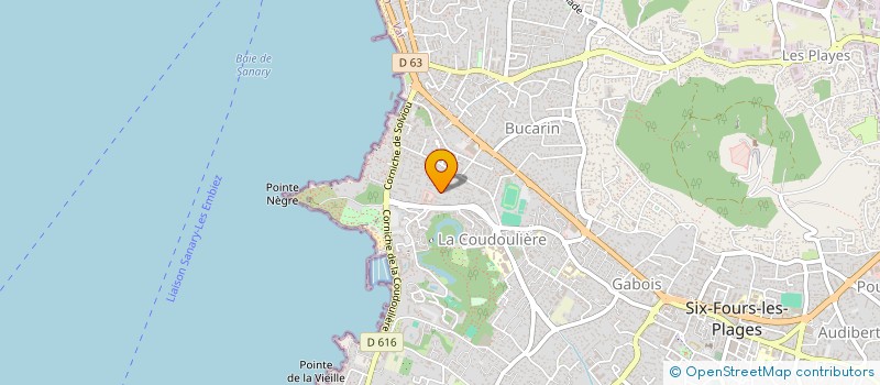 localisation de l'entreprise CD CONSEIL à SIX-FOURS-LES-PLAGES