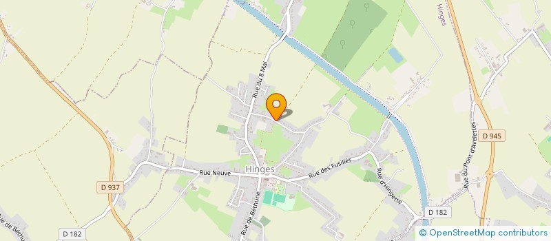 localisation de l'entreprise CD CONSEIL ET PATRIMOINE  HINGES