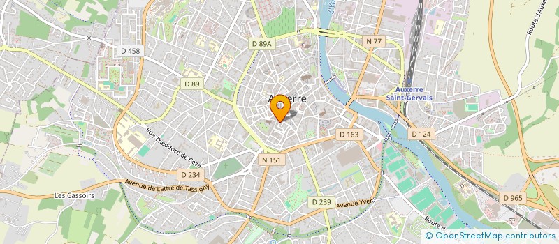 localisation de l'entreprise CD CONSEIL FRANCE EXPORT à AUXERRE