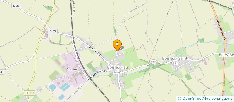 localisation de l'entreprise CD CONSEIL HABITAT  BOISLEUX-AU-MONT