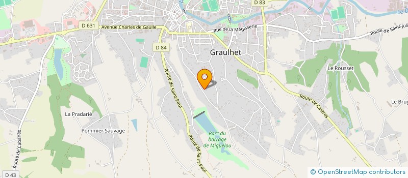 localisation de l'entreprise CD CONSEIL QUALITE  GRAULHET