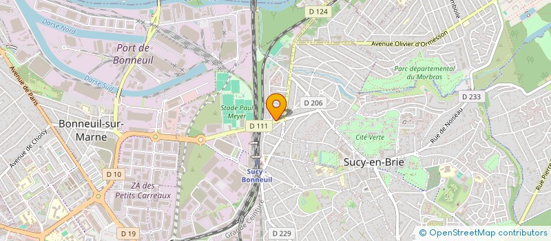 localisation de l'entreprise CD CONSEILS  SUCY-EN-BRIE