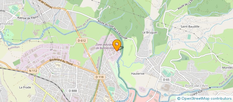 localisation de l'entreprise CD CONSTRUCTION  MAZAMET