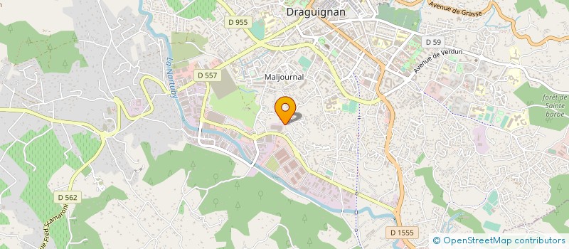 localisation de l'entreprise CD CONSTRUCTION  DRAGUIGNAN