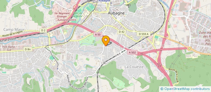 localisation de l'entreprise CD CONSTRUCTION & RENOVATION à AUBAGNE