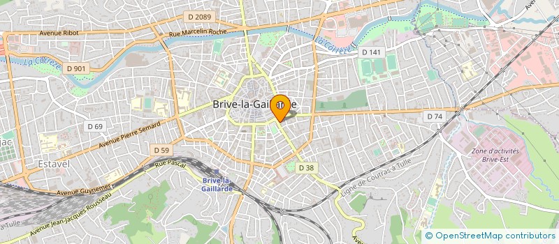 localisation de l'entreprise CD CONSTRUCTIONS à BRIVE-LA-GAILLARDE