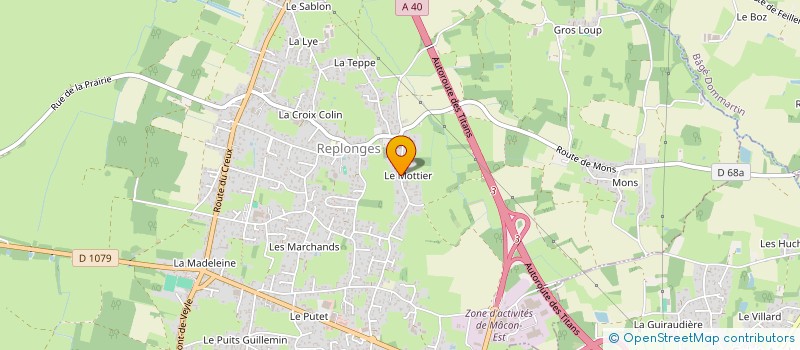 localisation de l'entreprise CD CONSULTING à REPLONGES