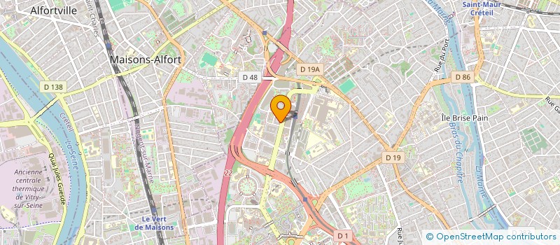 localisation de l'entreprise CD CONSULTING à CRETEIL