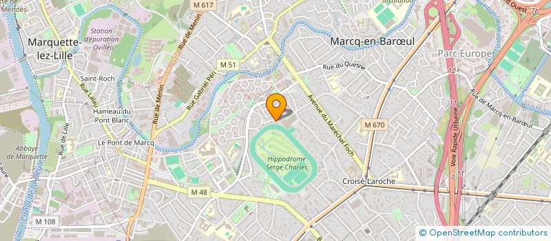 localisation de l'entreprise CD CONSULTING SARL à MARCQ-EN-BARŒUL