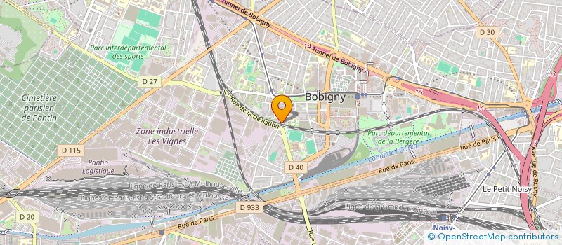 localisation de l'entreprise CD-CREATIVE DEVELOPMENT  BOBIGNY