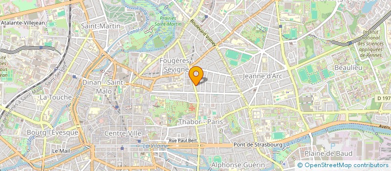 localisation de l'entreprise CD DECORATION  RENNES