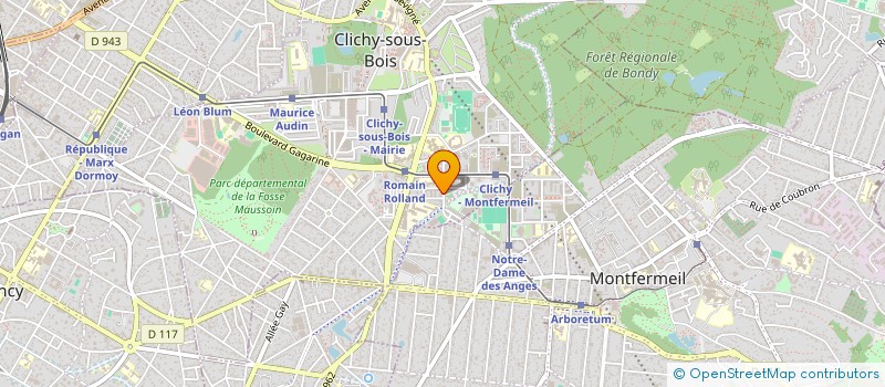 localisation de l'entreprise CD DIAGNOSTIC à CLICHY-SOUS-BOIS