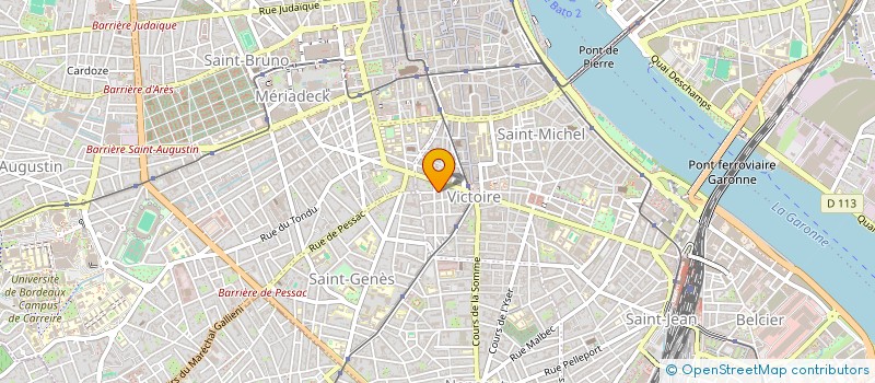 localisation de l'entreprise CD DONISSAN  BORDEAUX