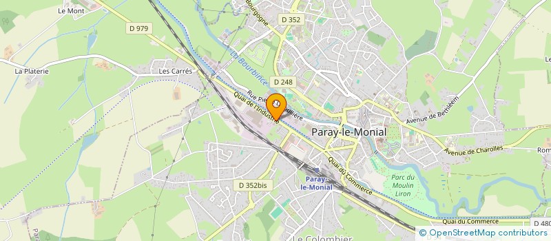 localisation de l'entreprise CD'ELEC à PARAY-LE-MONIAL