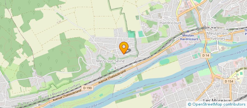 localisation de l'entreprise CD'ELEC à MEZY-SUR-SEINE