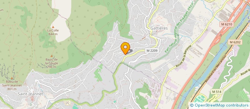 localisation de l'entreprise CD ELECT  GATTIERES