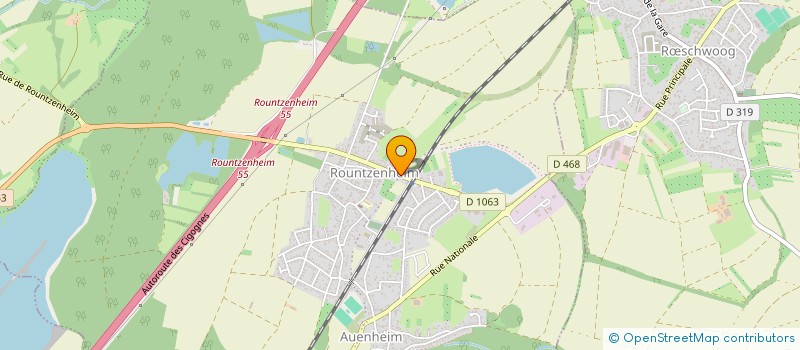localisation de l'entreprise CD ENERGIES  ROUNTZENHEIM-AUENHEIM