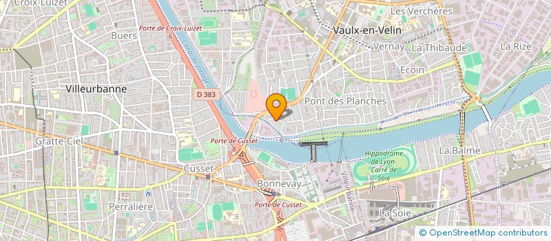 localisation de l'entreprise CD ENSEIGNEMENT  VAULX-EN-VELIN