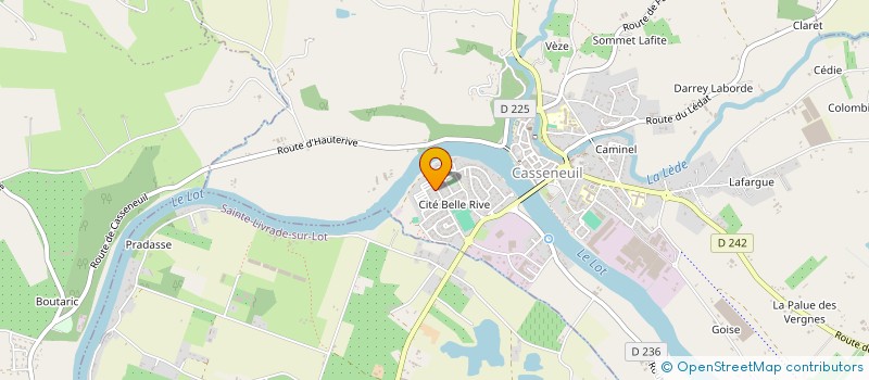 localisation de l'entreprise CD EXPERTISE PLUS  CASSENEUIL