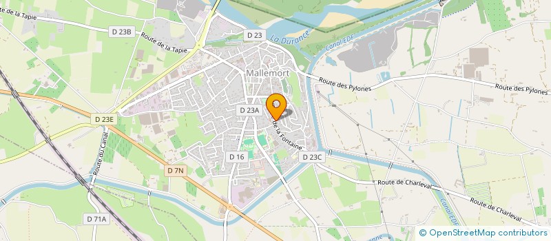 localisation de l'entreprise CD'EXPERTS  MALLEMORT