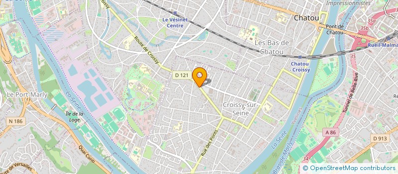 localisation de l'entreprise CD FI  CROISSY-SUR-SEINE