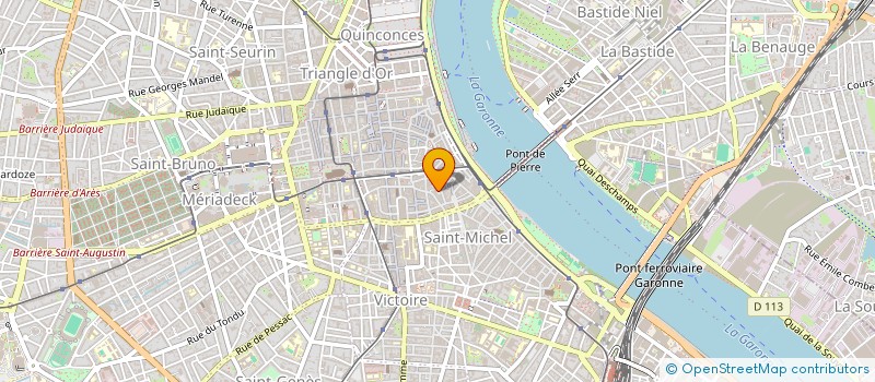 localisation de l'entreprise CD FORMATION  BORDEAUX