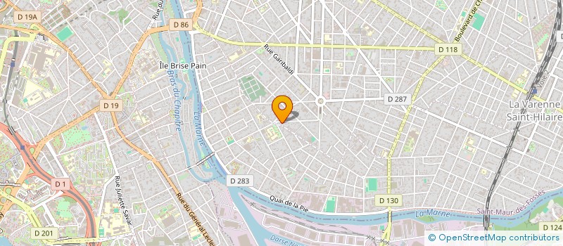 localisation de l'entreprise CD GREEN CONSULTING à SAINT-MAUR-DES-FOSSES