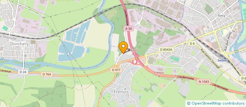 localisation de l'entreprise CD GROUP  SEDAN