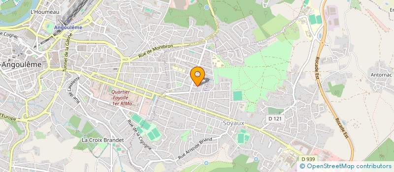 localisation de l'entreprise CD.HABITAT à SOYAUX