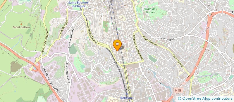 localisation de l'entreprise CD HOME à SAINT-ETIENNE