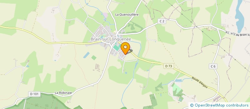 localisation de l'entreprise CD IMMO  ERDRE-EN-ANJOU