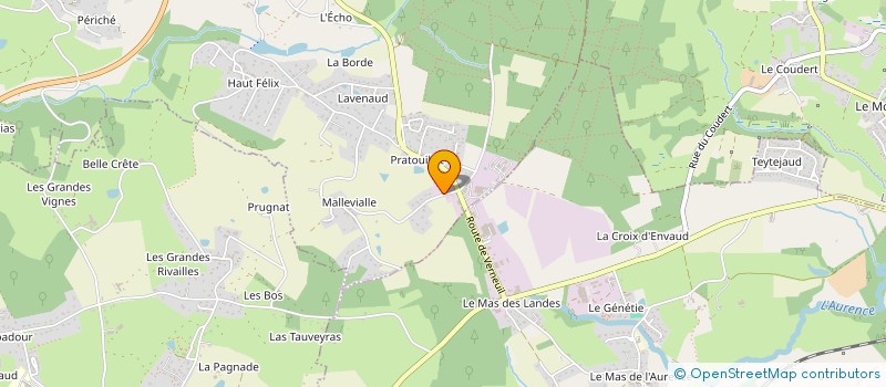 localisation de l'entreprise CD IMMO  VERNEUIL-SUR-VIENNE