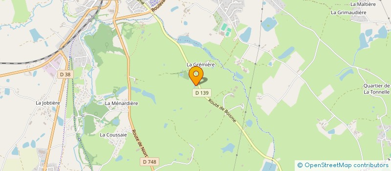 localisation de l'entreprise CD IMMO  BRESSUIRE