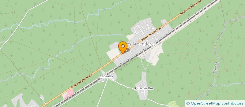 localisation de l'entreprise CD IMMO  BIGANOS