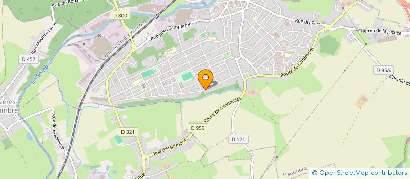 localisation de l'entreprise CD IMMO  HAUTMONT