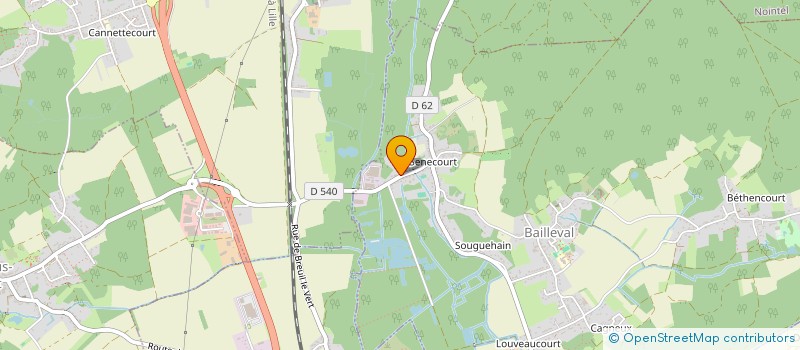 localisation de l'entreprise CD IMMO PRO  BAILLEVAL