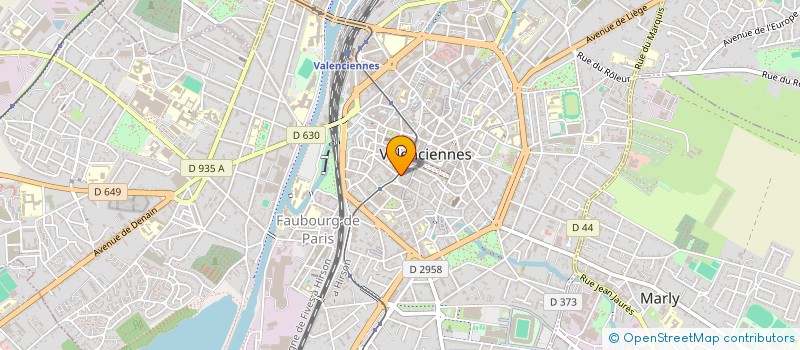 localisation de l'entreprise CD IMMOBILIER  VALENCIENNES