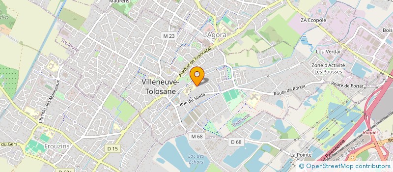 localisation de l'entreprise CD IMMOBILIER  FROUZINS