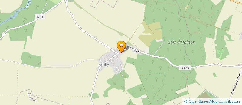 localisation de l'entreprise CD IMMOBILIER  ATTILLY