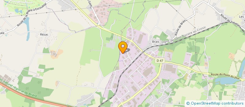 localisation de l'entreprise CD INVEST 2  SAINT-NAZAIRE