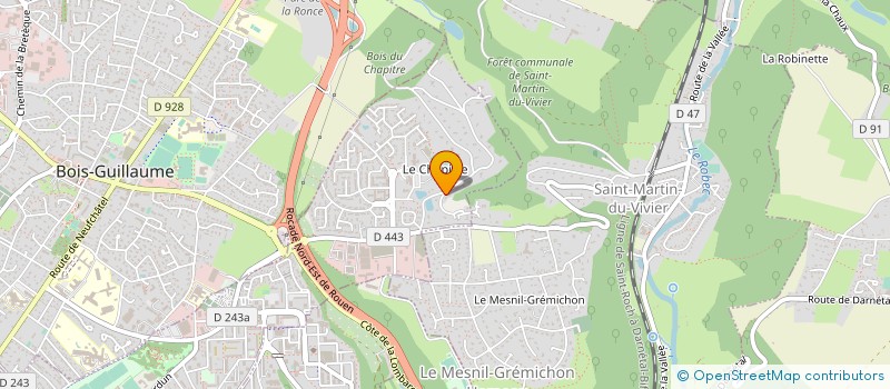 localisation de l'entreprise CD INVEST à BIHOREL