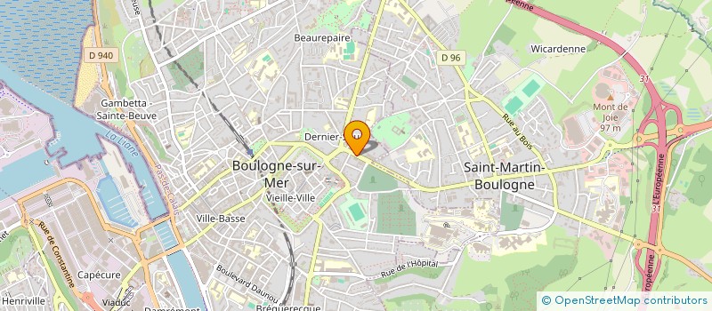 localisation de l'entreprise CD INVEST  BOULOGNE-SUR-MER