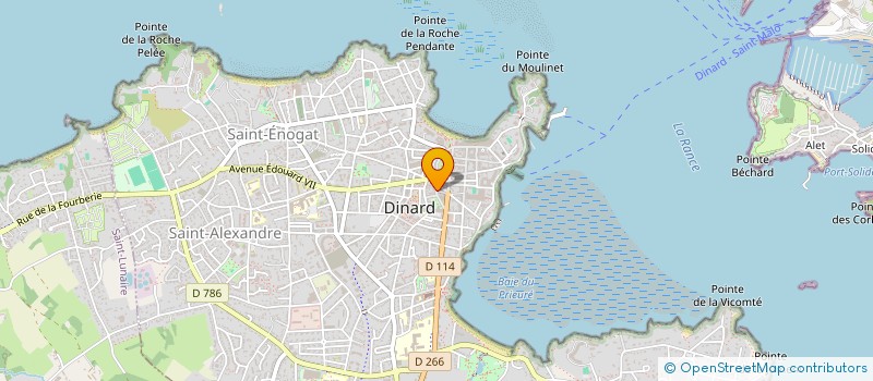 localisation de l'entreprise CD INVEST  DINARD