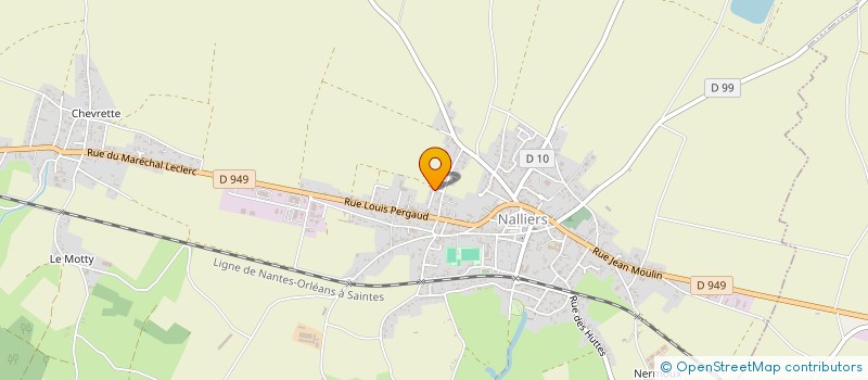 localisation de l'entreprise CD INVEST 85  NALLIERS