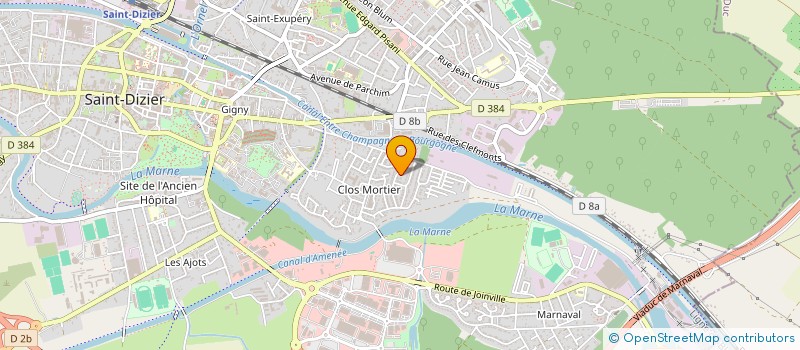 localisation de l'entreprise CD INVEST à SAINT-DIZIER