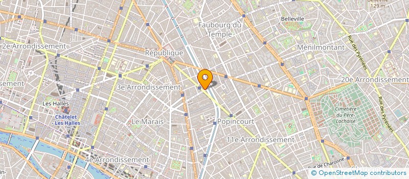 localisation de l'entreprise CD INVEST  PARIS