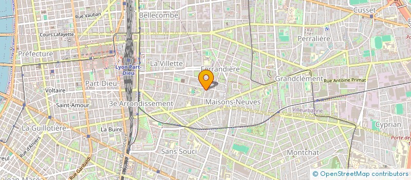 localisation de l'entreprise CD INVEST IMMO  LYON