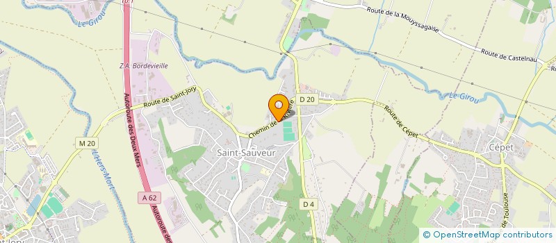 localisation de l'entreprise CD INVESTISSEMENT  SAINT-SAUVEUR