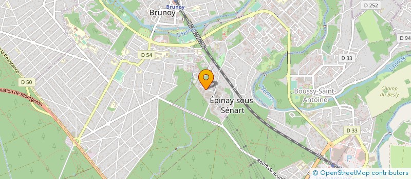 localisation de l'entreprise CD JUSTITIA  YERRES