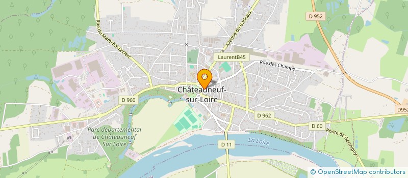 localisation de l'entreprise CD&LB à CHATEAUNEUF-SUR-LOIRE